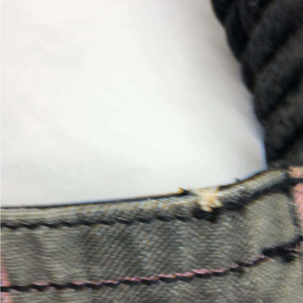Rare Vintage Victoria’s Secret Pink grey plaid rope tote grand escape lodge - Picture 10 of 11